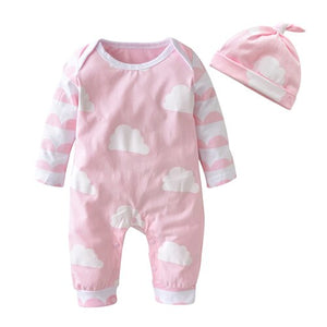 New 2018 Autumn Newborn Baby Girl Clothes Baby