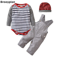 Load image into Gallery viewer, 2018 Fashion Infant baby boy clothing set Kid